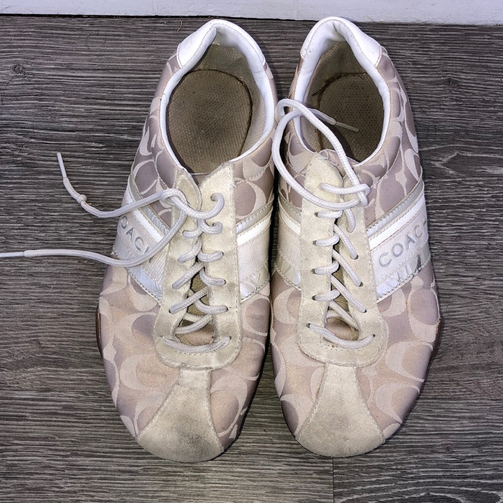 JAYME TAN COACH SNEAKERS